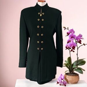 St John Hunter Green Suit Size 2